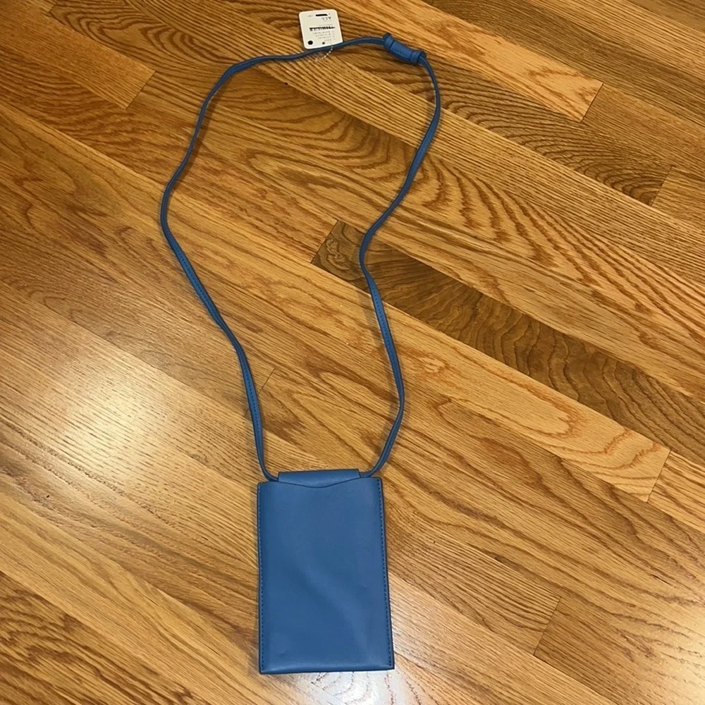 NWT Free People Dance All Night Leather Lanyard Bag